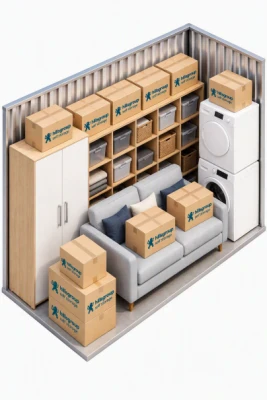 50sqft Stair Only Access storage unit