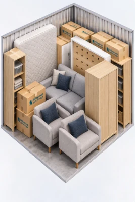 100 sq ft Storage storage unit